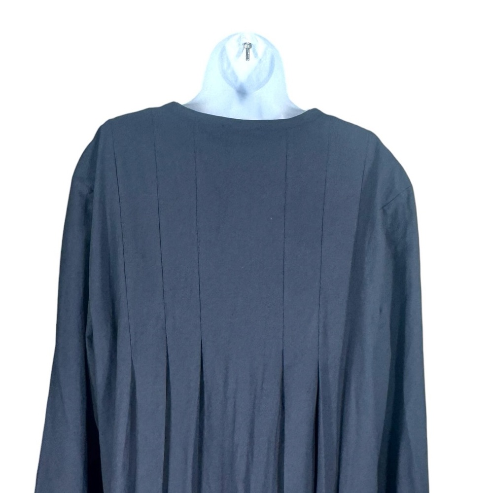 Tuckernuck Luella Dress Navy Pleated A Line Mini XXXL NWT Long Sleeves - Picture 10 of 13